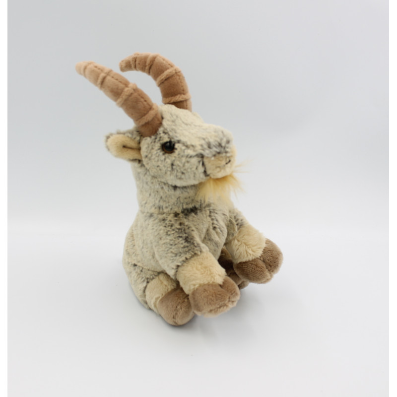 Peluche chamois bouc marron DANI