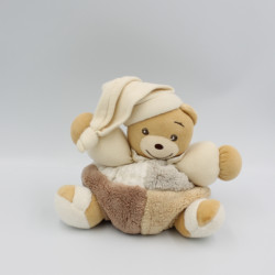 Doudou ours patchwork blanc...