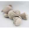 Doudou musical ours beige marron blanc couronnes NATTOU 29 cm