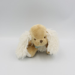 Doudou chien beige blanc foulard bleu Les Amis KALOO