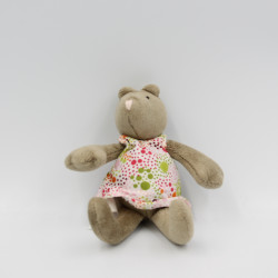 Doudou mini souris robe la grande famille MOULIN ROTY