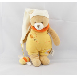Doudou ours jaune avec abeille BABY NAT