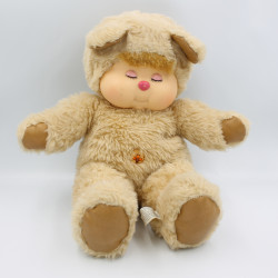 Ancienne Peluche ours beige Nombrilou AJENA