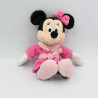 Doudou peluche Minnie en peignoir rose DISNEY NICOTOY