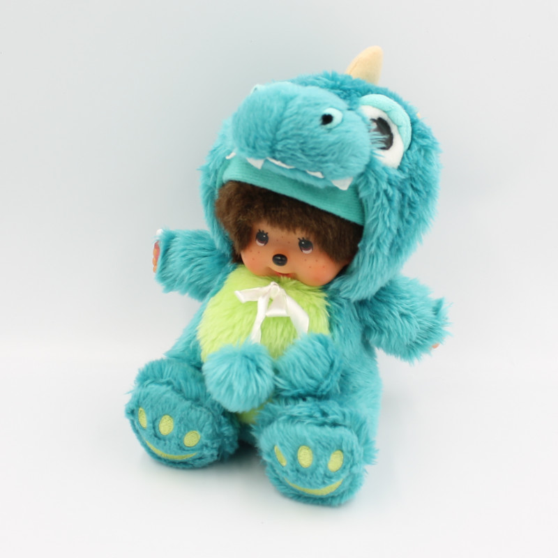 Peluche Kiki déguisé en dinosaure dragon