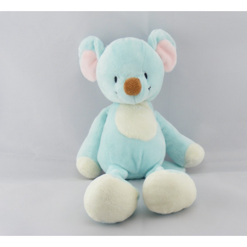 Doudou souris bleu NICOTOY
