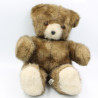 Ancienne peluche ours brun marron AJENA Vintage