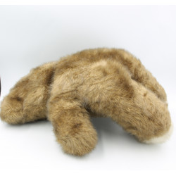 Ancienne peluche ours brun marron AJENA Vintage