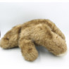 Ancienne peluche ours brun marron AJENA Vintage