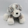 Doudou peluche chien gris marron blanc tout doux DANI