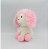 Ancienne peluche chien toutou rose blanc Poochie MATTEL