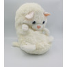 Peluche Cali Pets chat blanc DUJARDIN JAY AT JAY