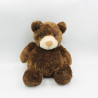 Doudou peluche ours brun marron GIPSY