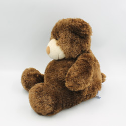 Doudou peluche ours brun marron GIPSY 