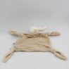 Doudou plat Lapin Beige OBAIBI
