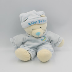 Doudou ours bleu lune baby bear GIPSY