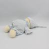 Doudou ours bleu lune baby bear GIPSY