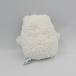 Doudou ours blanc noeud papillon noir étoiles TEX BABY