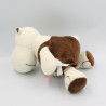 Doudou hippopotame blanc marron MORBIDELLI 