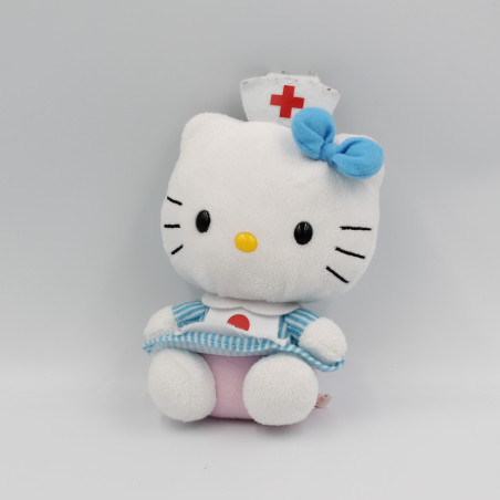 Peluche chat HELLO KITTY infirmiére SANRIO LICENSE
