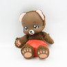 Doudou peluche sonore ours marron couche ZOOPY BAOBAB