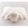 Doudou coussin mouton blanc gris OBAIBI