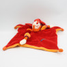 Doudou plat Capucin Dragobert rouge MOULIN ROTY