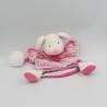 Doudou et compagnie marionnette souris rose blanc LOVELY