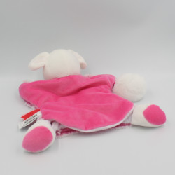 Doudou et compagnie marionnette souris rose blanc LOVELY