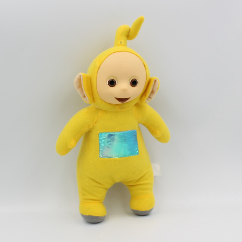 Doudou peluche TELETUBBIES jaune Laa-laa lala TOMY 28 cm