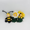 Mini Poupée fleur tournesol abeille ANNE GEDDES lot de 3