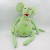 Peluche interactive une souris verte BERCHET