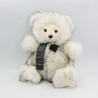 Peluche ours blanc gris Piwy Signature HISTOIRE D'OURS