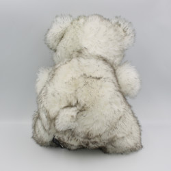 Peluche ours blanc gris Piwy Signature HISTOIRE D'OURS 