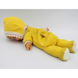 Ancienne poupée jaune BABY BEANS MATTEL 1970