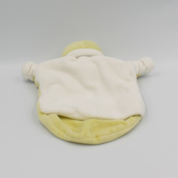 Doudou plat marionnette grenouille verte croac EVEIL ET TENDRESSE