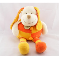 Doudou chien Patou jaune orange DOUDOU ET COMPAGNIE