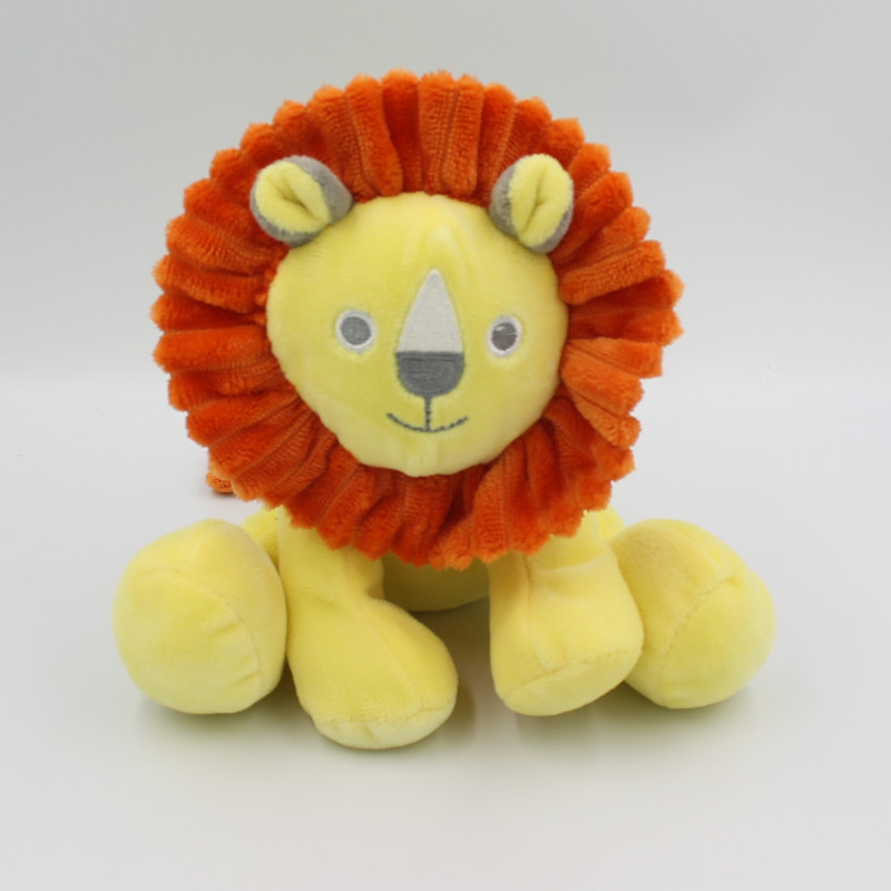Doudou lion jaune orange HEMA