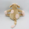 Doudou vache Lola Rosalie beige rose NOUKIE'S 30 cm