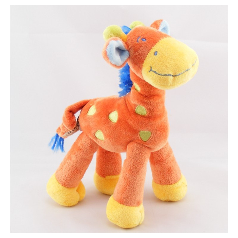 Doudou Girafe orange violet NICOTOY