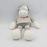 Doudou vache gris blanc pois Lolita et Paquito NOUKIE'S