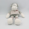 Doudou vache gris blanc pois Lolita et Paquito NOUKIE'S