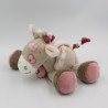 Doudou musical Jade la licorne beige marron rose NATTOU 20 cm