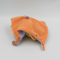 Doudou et Compagnie plat ane cheval Mario jaune mauve Graines de doudou