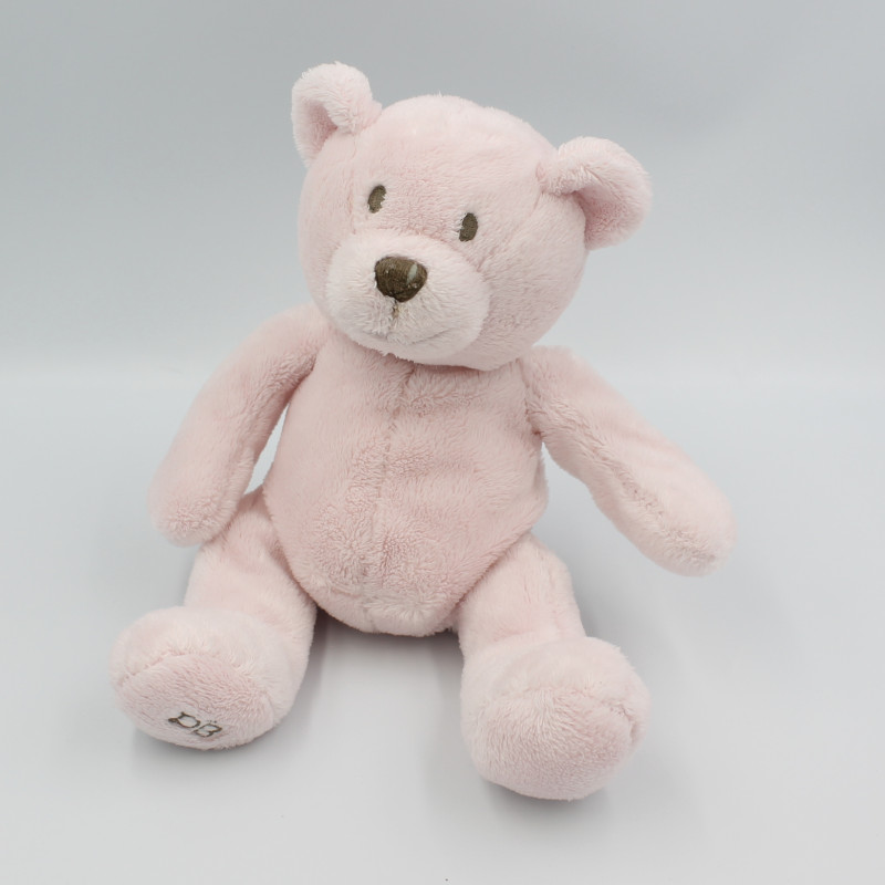 Doudou ours rose tout doux OBAIBI