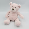 Doudou ours rose tout doux OBAIBI