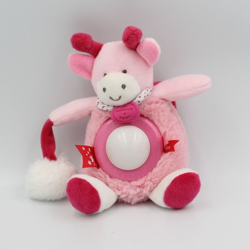 Doudou et compagnie veilleuse vache rose lovely