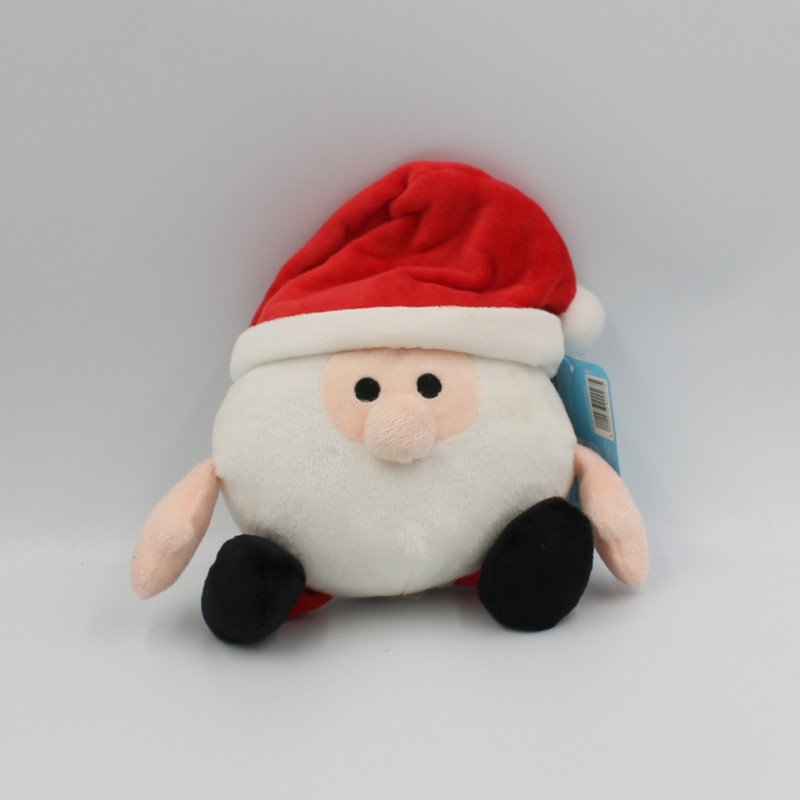 Doudou peluche père Noël BEBEREVE