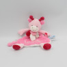 Doudou et compagnie plat vache rose Unicef