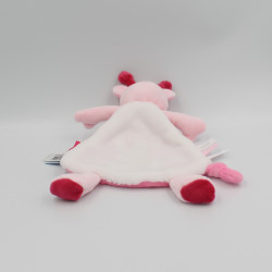 Doudou et compagnie plat vache rose Unicef